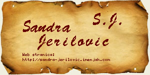 Sandra Jerilović vizit kartica